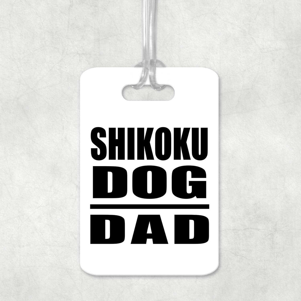 Shikoku Dog Dad - Luggage Bag Tag