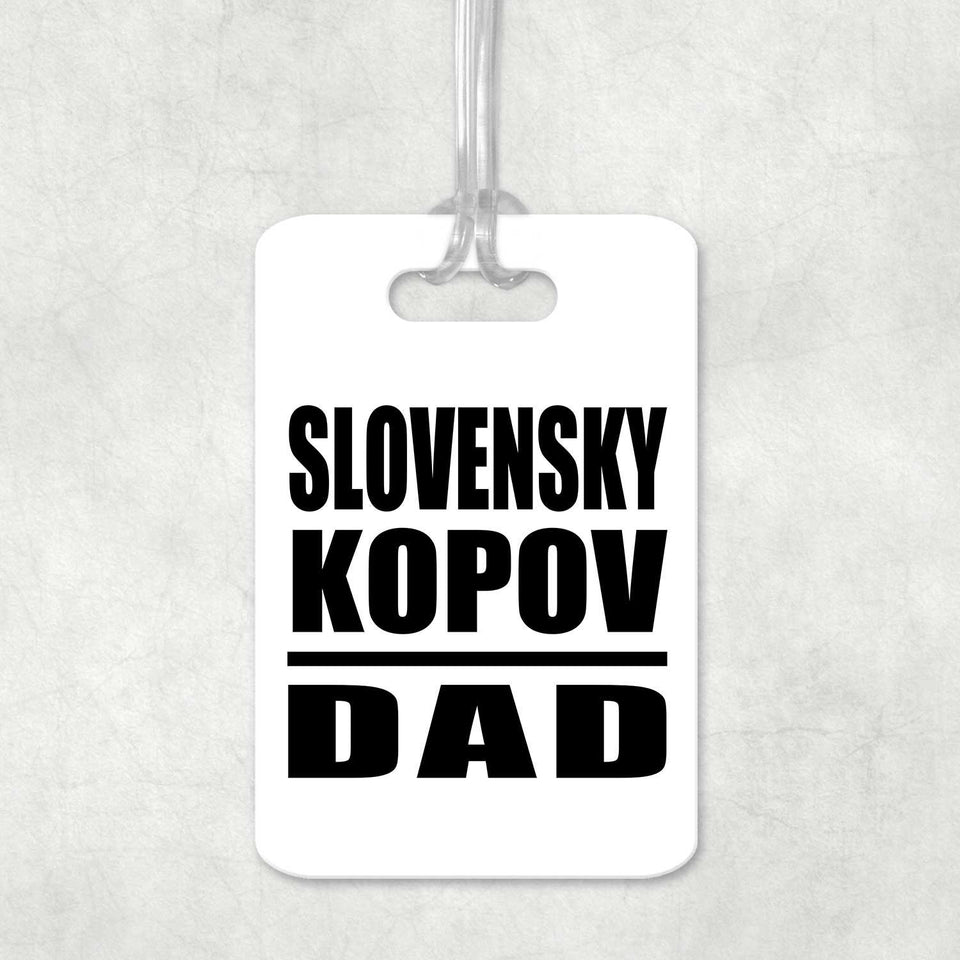 Slovensky Kopov Dad - Luggage Bag Tag