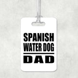 Spanish Water Dog Dad - Luggage Bag Tag