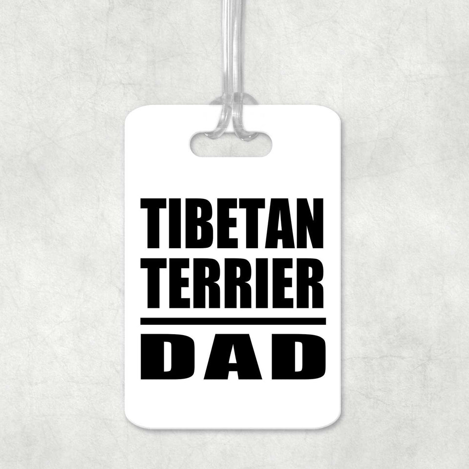 Tibetan Terrier Dad - Luggage Bag Tag