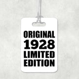 96th Birthday Original 1928 Limited Edition - Luggage Bag Tag