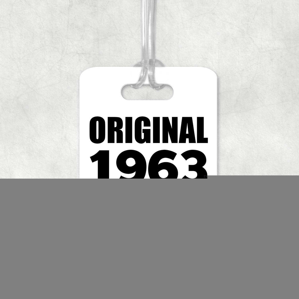 61st Birthday Original 1963 Limited Edition - Luggage Bag Tag