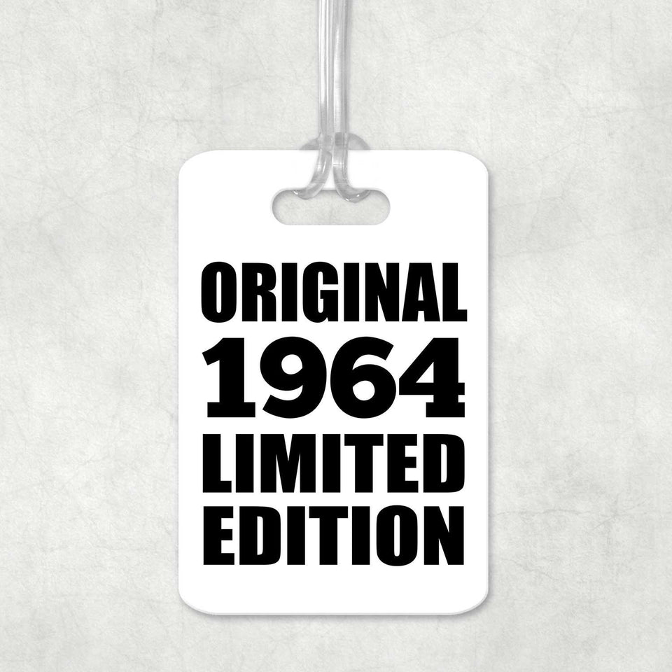 60th Birthday Original 1964 Limited Edition - Luggage Bag Tag