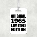59th Birthday Original 1965 Limited Edition - Luggage Bag Tag