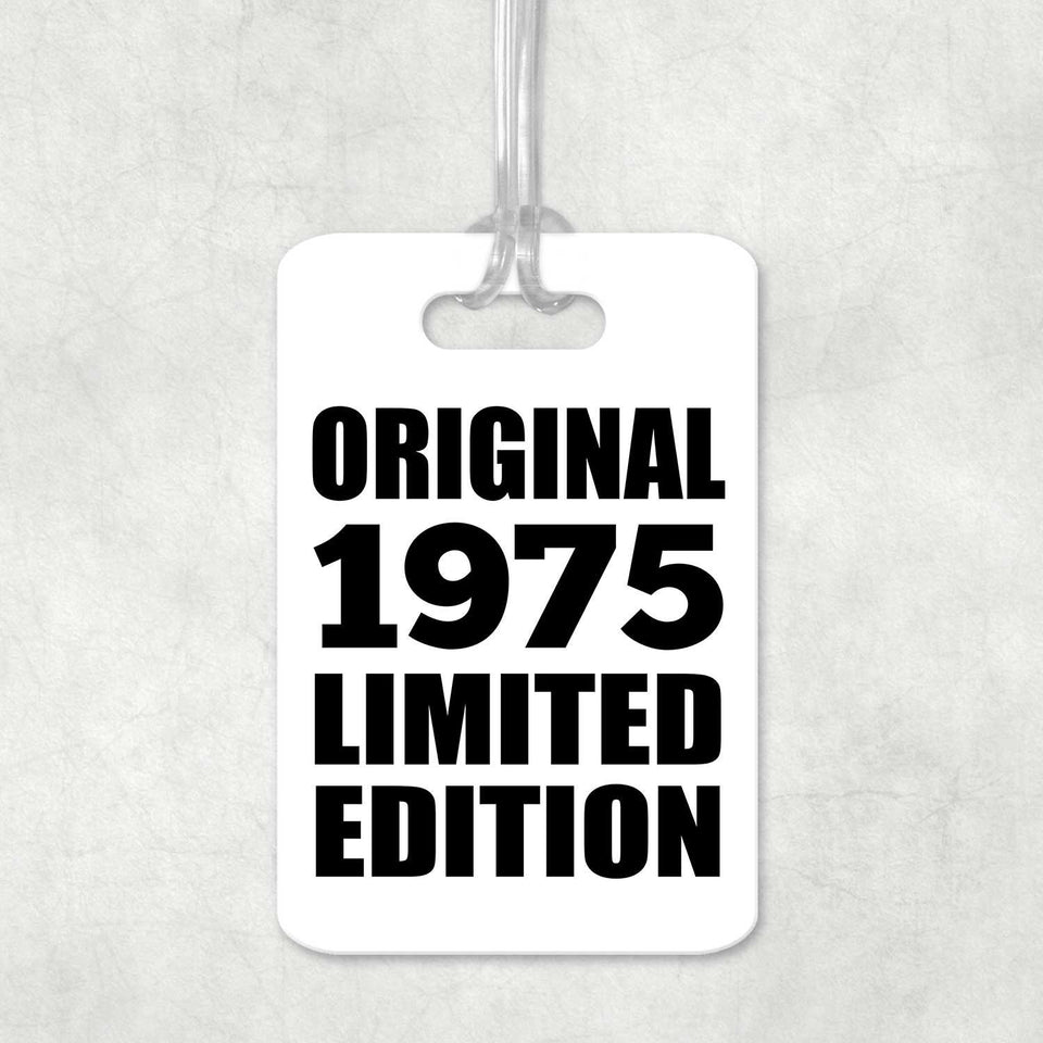 49th Birthday Original 1975 Limited Edition - Luggage Bag Tag