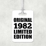 42nd Birthday Original 1982 Limited Edition - Luggage Bag Tag