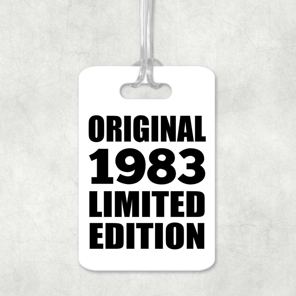 41st Birthday Original 1983 Limited Edition - Luggage Bag Tag