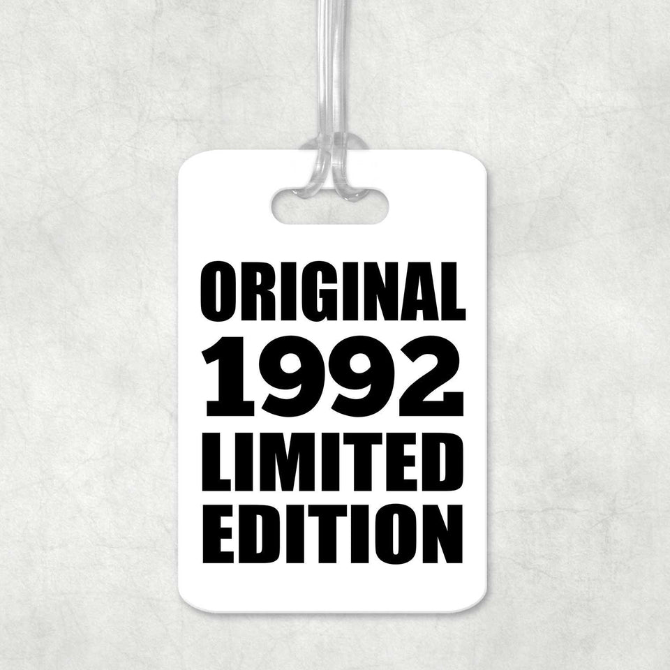 32nd Birthday Original 1992 Limited Edition - Luggage Bag Tag