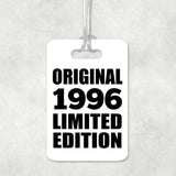 28th Birthday Original 1996 Limited Edition - Luggage Bag Tag