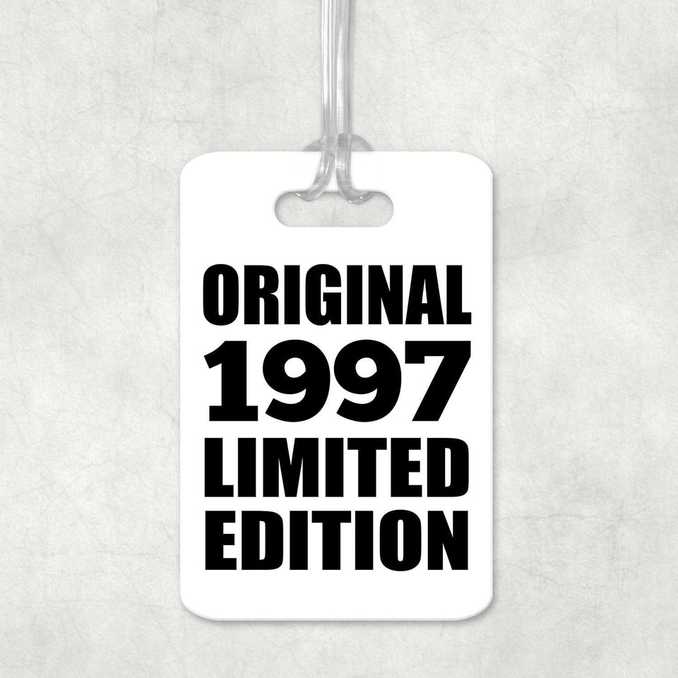 27th Birthday Original 1997 Limited Edition - Luggage Bag Tag