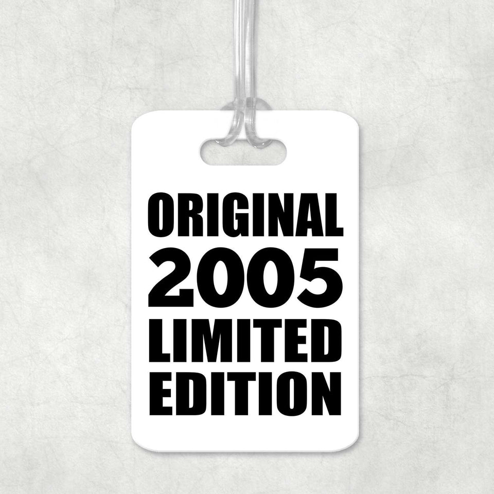 19th Birthday Original 2005 Limited Edition - Luggage Bag Tag