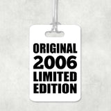 18th Birthday Original 2006 Limited Edition - Luggage Bag Tag