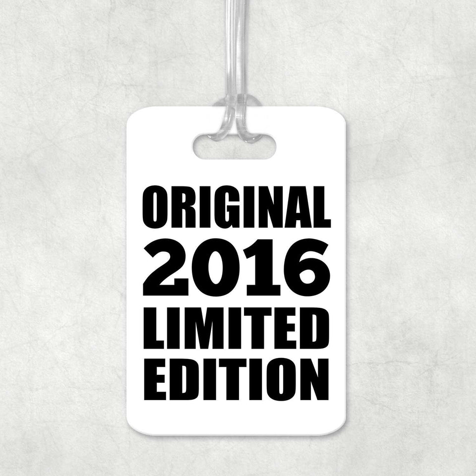 8th Birthday Original 2016 Limited Edition - Luggage Bag Tag