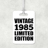 39th Birthday Vintage 1985 Limited Edition - Luggage Bag Tag