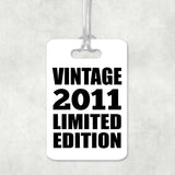 13th Birthday Vintage 2011 Limited Edition - Luggage Bag Tag