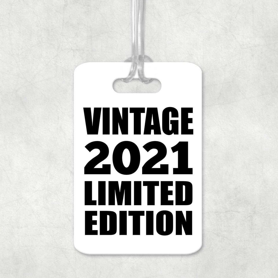 3rd Birthday Vintage 2021 Limited Edition - Luggage Bag Tag