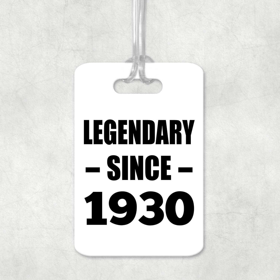 94th Birthday Legendary Since 1930 - Luggage Bag Tag