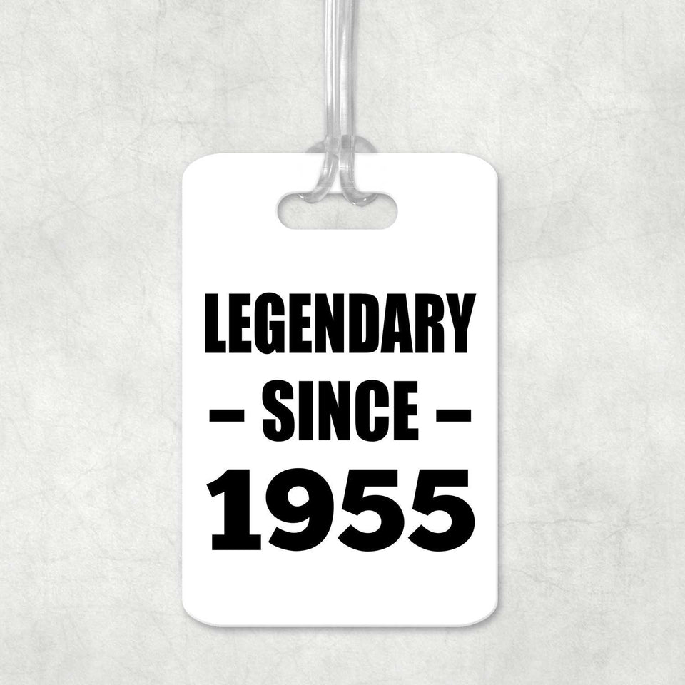 69th Birthday Legendary Since 1955 - Luggage Bag Tag