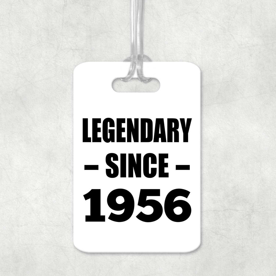 68th Birthday Legendary Since 1956 - Luggage Bag Tag
