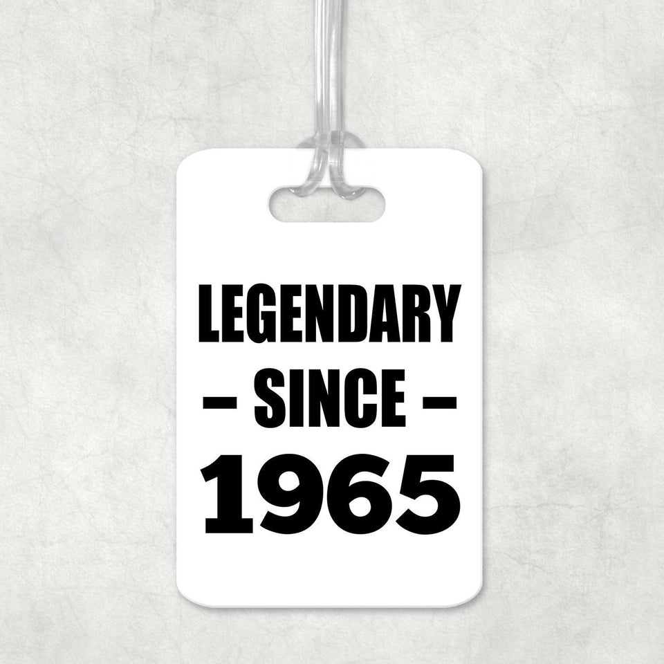 59th Birthday Legendary Since 1965 - Luggage Bag Tag