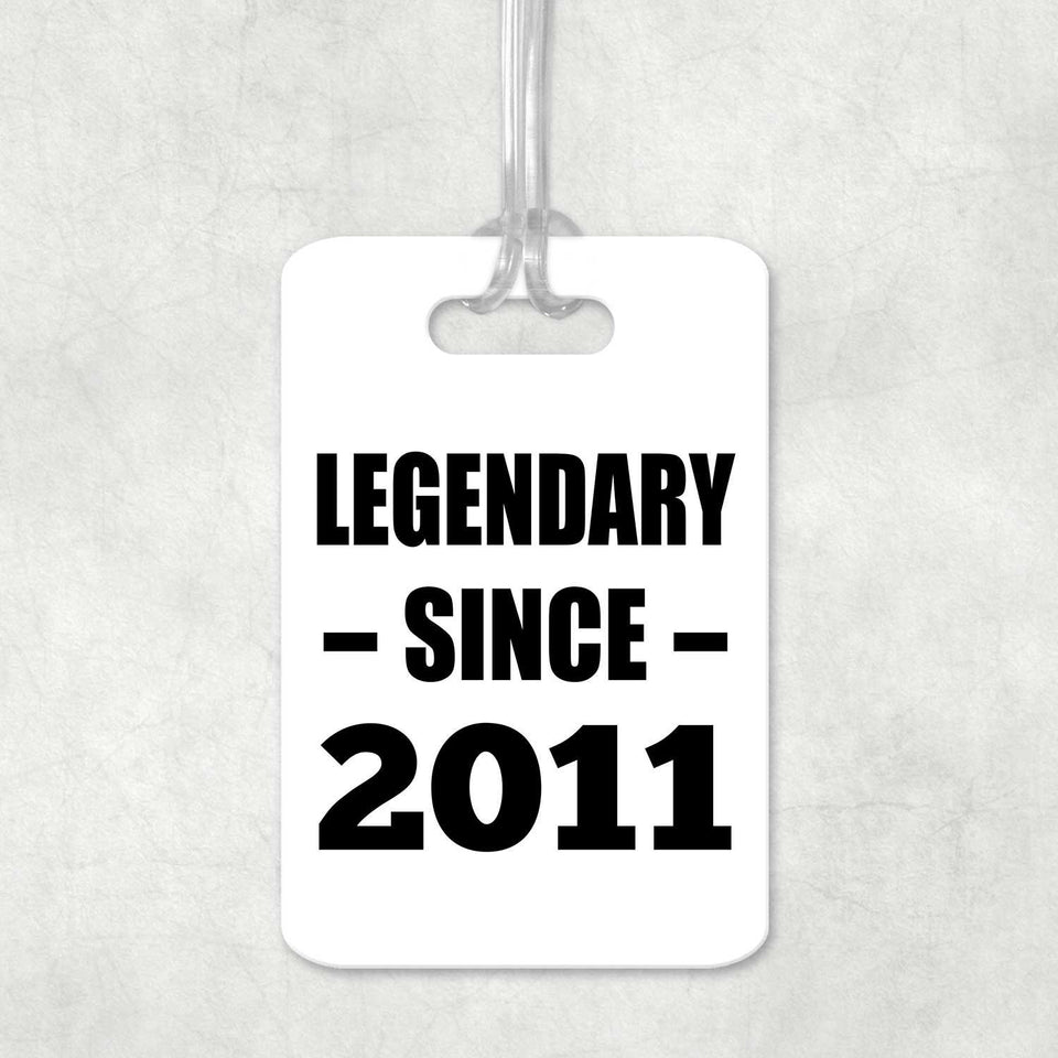 13th Birthday Legendary Since 2011 - Luggage Bag Tag