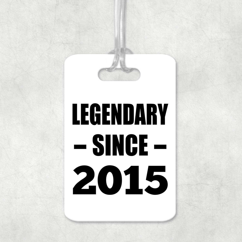 9th Birthday Legendary Since 2015 - Luggage Bag Tag