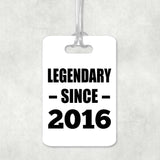 8th Birthday Legendary Since 2016 - Luggage Bag Tag