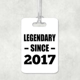 7th Birthday Legendary Since 2017 - Luggage Bag Tag