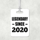 4th Birthday Legendary Since 2020 - Luggage Bag Tag