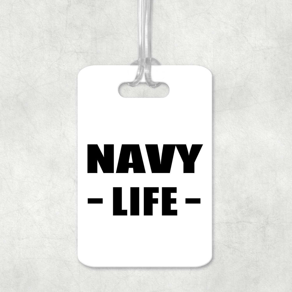 Navy Life - Luggage Bag Tag