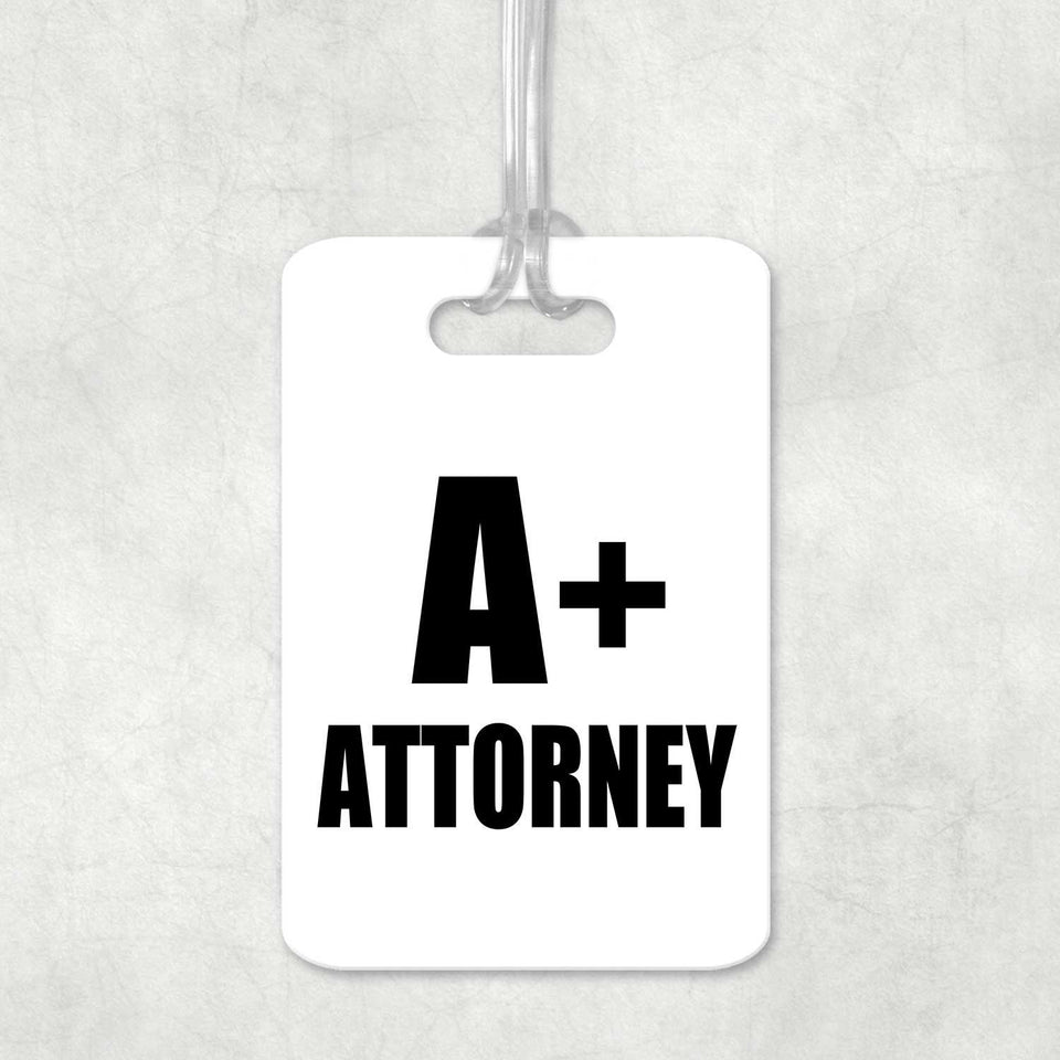 A+ Attorney - Luggage Bag Tag