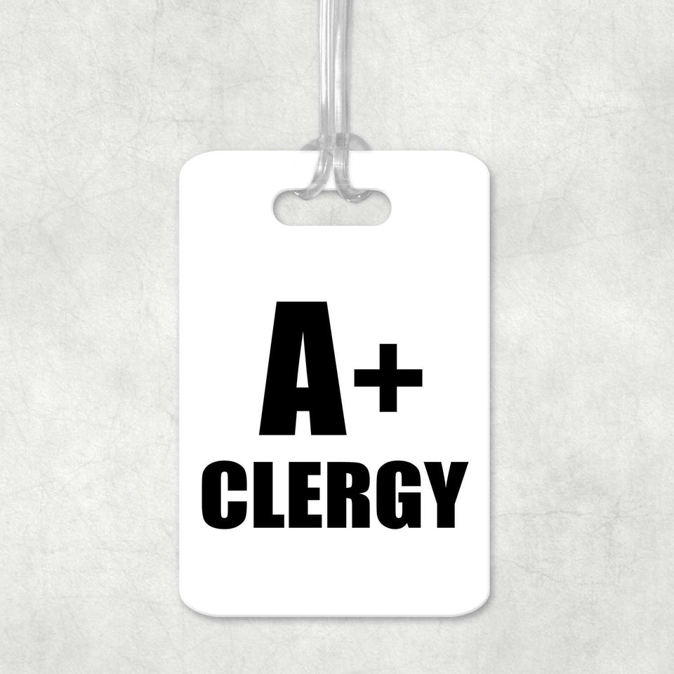 A+ Clergy - Luggage Bag Tag
