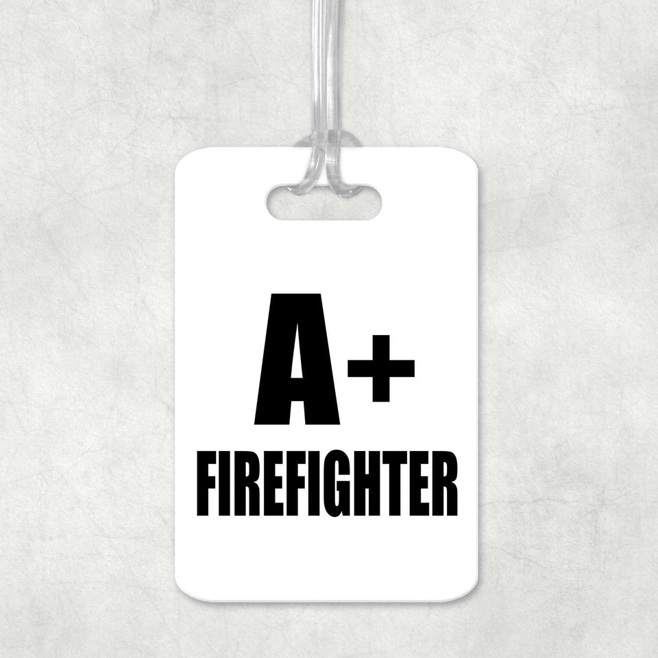 A+ Firefighter - Luggage Bag Tag
