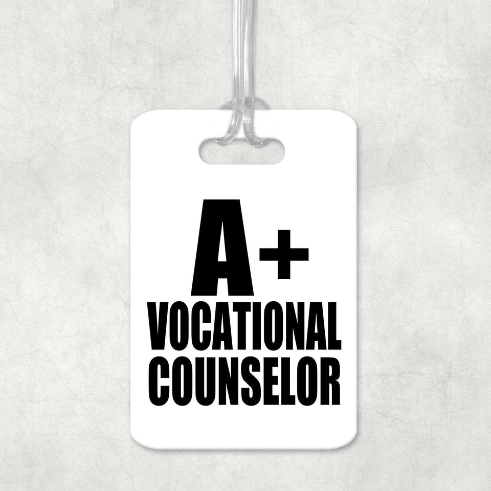 A+ Vocational Counselor - Luggage Bag Tag
