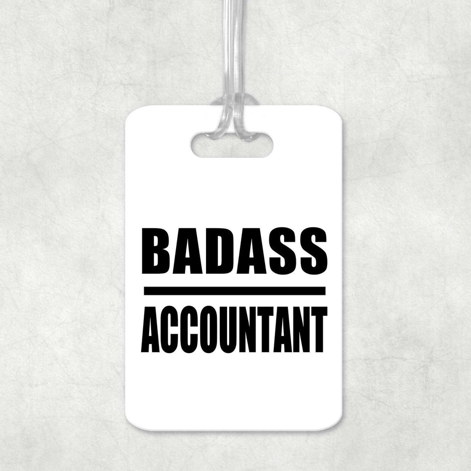 Badass Accountant - Luggage Bag Tag