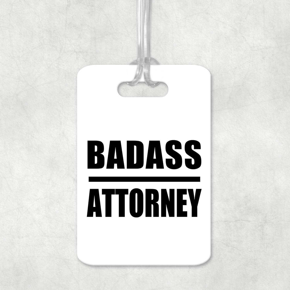 Badass Attorney - Luggage Bag Tag