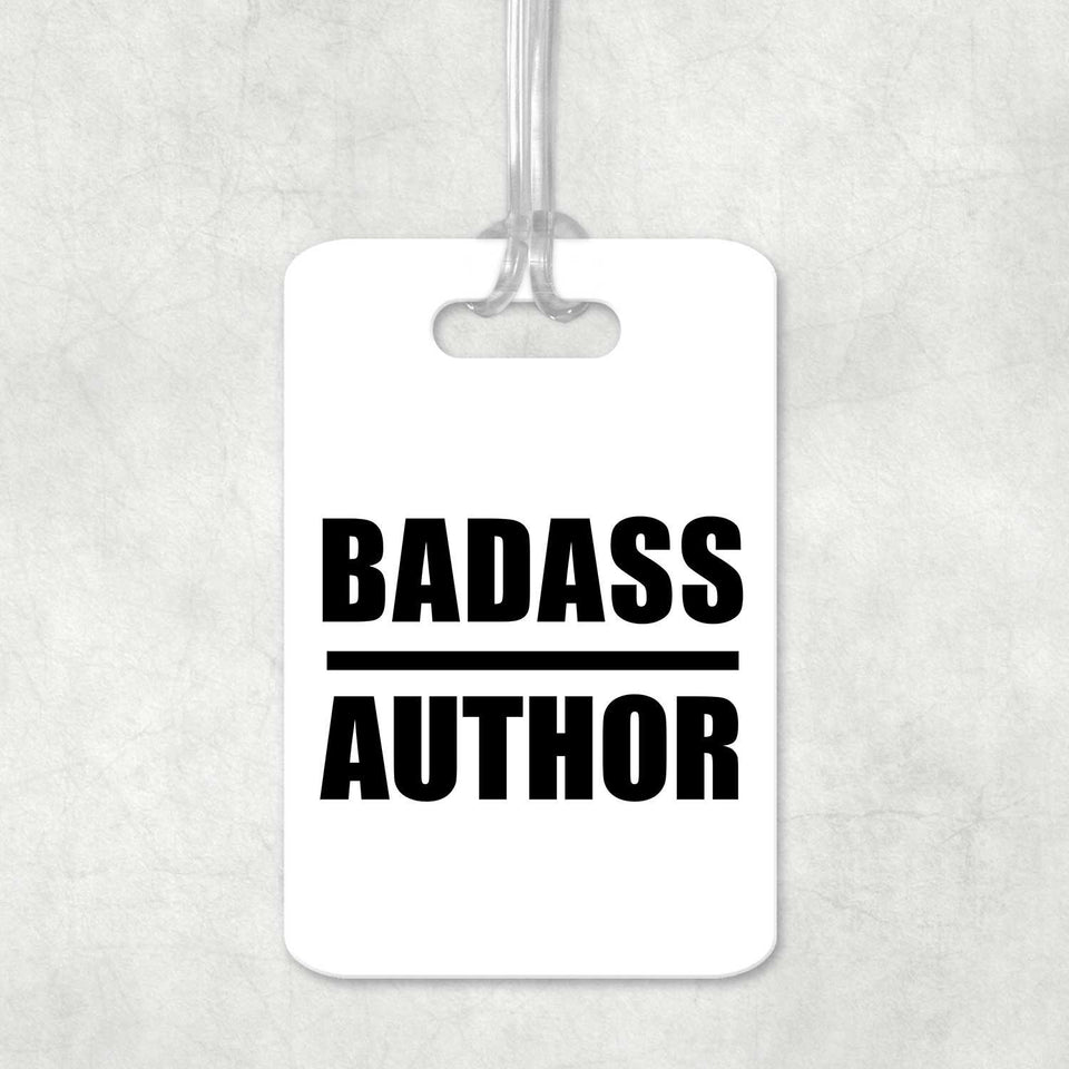 Badass Author - Luggage Bag Tag