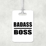 Badass Boss - Luggage Bag Tag
