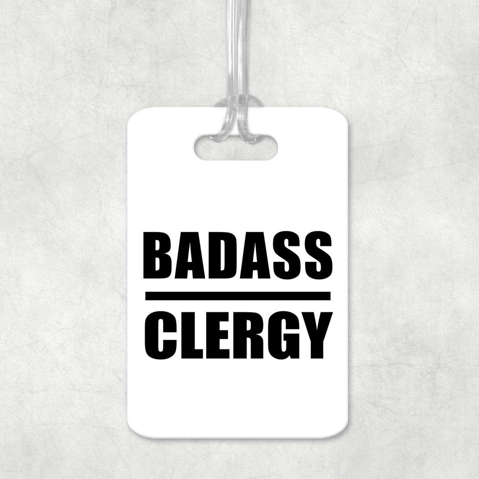 Badass Clergy - Luggage Bag Tag