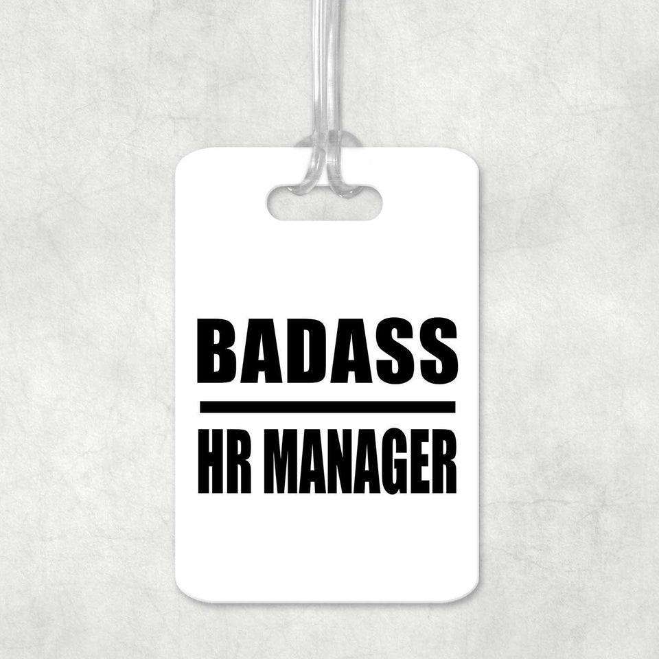 Badass HR Manager - Luggage Bag Tag