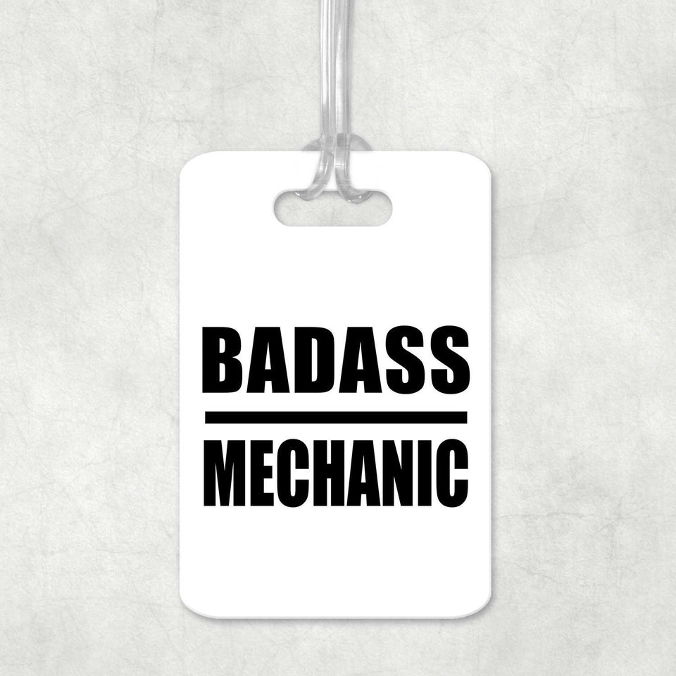 Badass Mechanic - Luggage Bag Tag