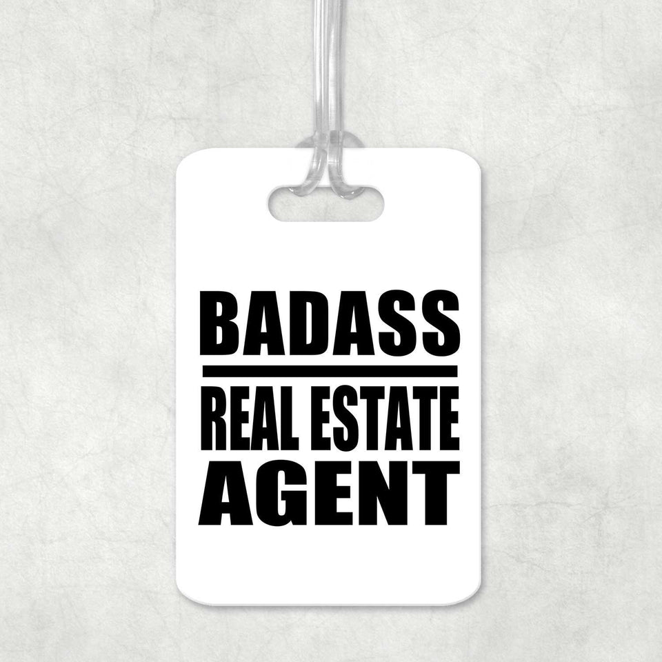 Badass Real Estate Agent - Luggage Bag Tag