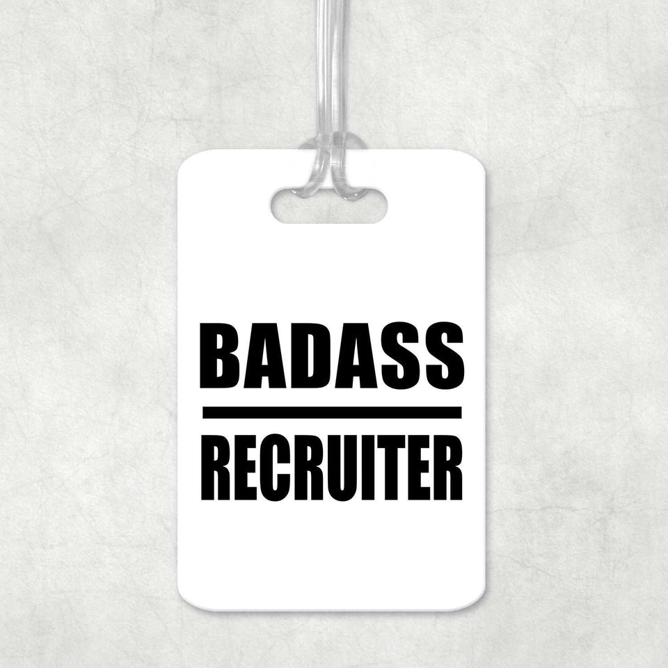 Badass Recruiter - Luggage Bag Tag