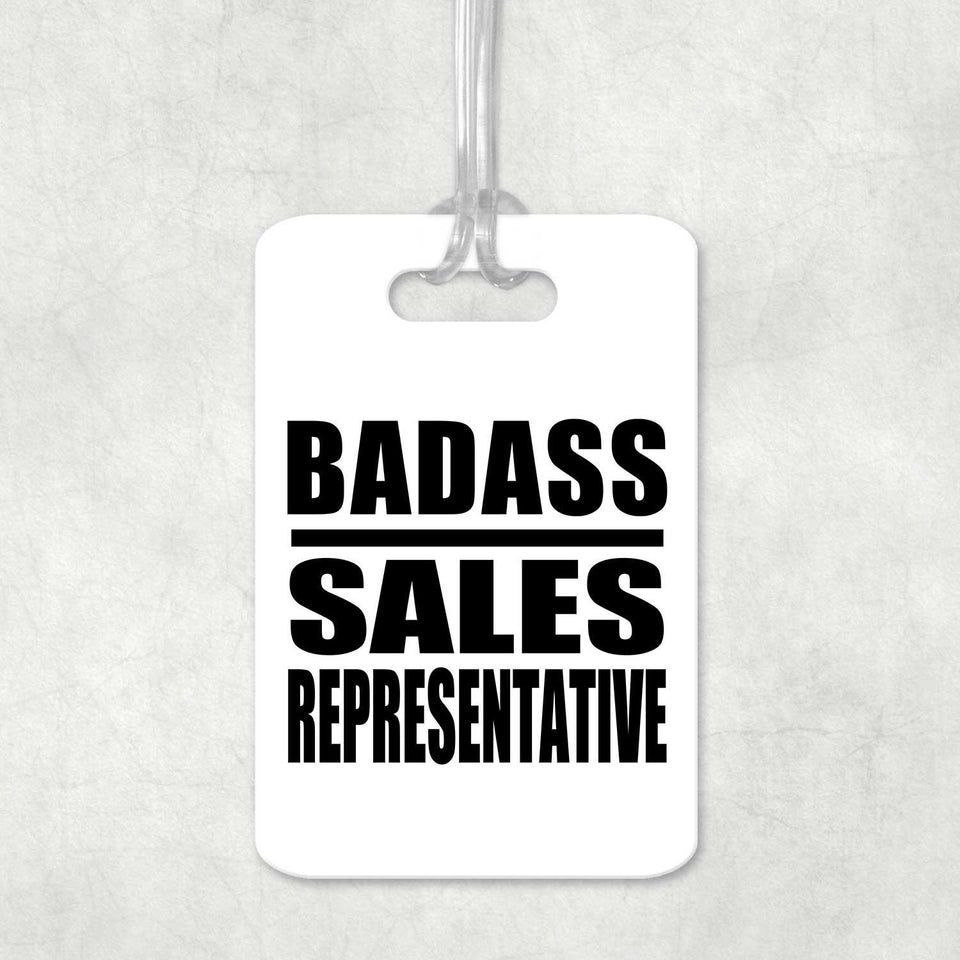 Badass Sales Representative - Luggage Bag Tag