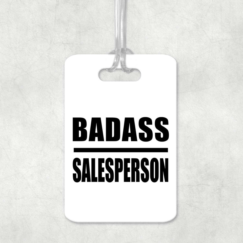 Badass Salesperson - Luggage Bag Tag