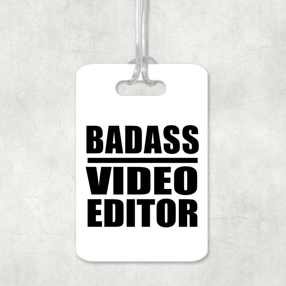 Badass Video Editor - Luggage Bag Tag