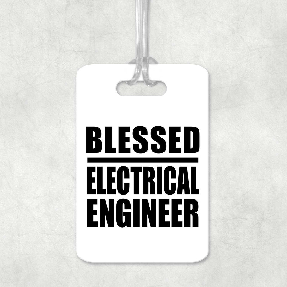 Blessed Electrical Engineer - Luggage Bag Tag