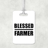 Blessed Farmer - Luggage Bag Tag