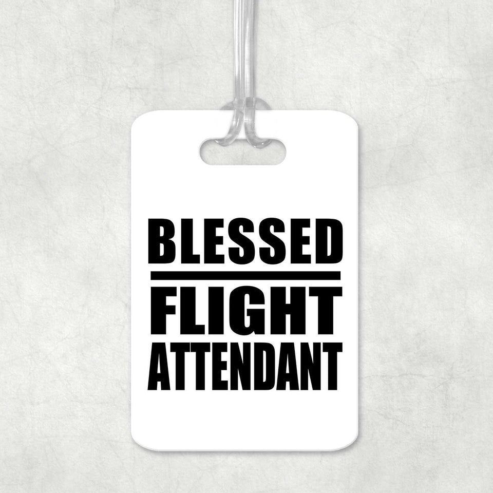 Blessed Flight Attendant - Luggage Bag Tag