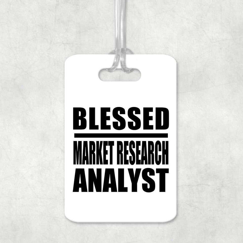 Blessed Market Research Analyst - Luggage Bag Tag